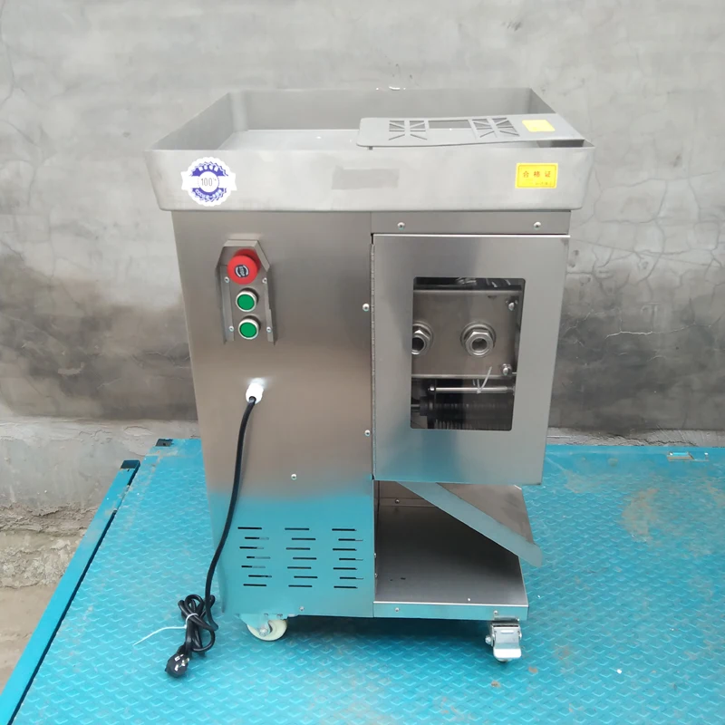 

Commercial Meat Cutter Machine Electric Meat Slicing and Shredding Machine Fresh Meat Cube Dicer Vegetable Cutting Machine