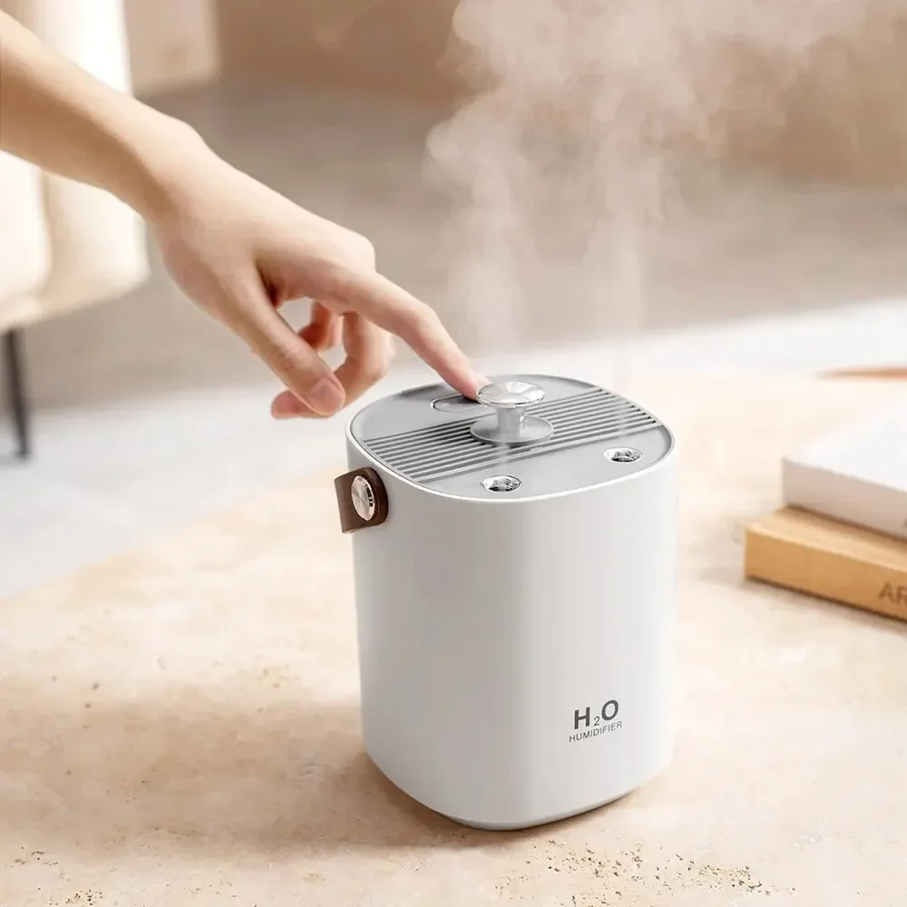 1200ML USB Air Humidifier Double Spray Port Essential Oil Aromatherapy Humificador Cool Mist Maker Fogger Purify for Home Office