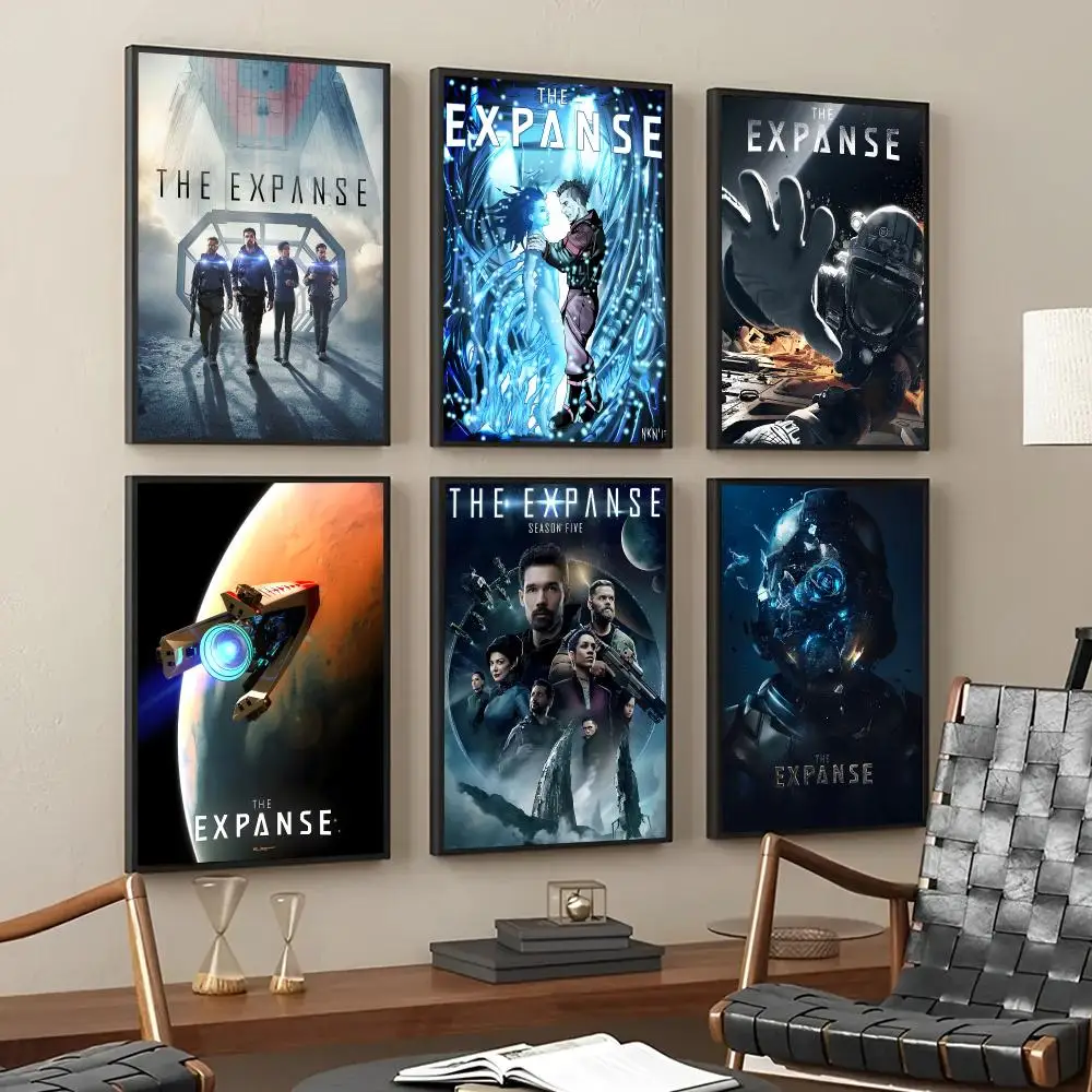 Hard Sci-fi Space Opera The Expanse-S Poster Decorative Wall Art Stickers Mural For Home Living Room Hallway Decor Gift