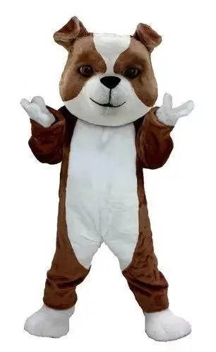 

New Adult Best Sale Lovely Bulldog Animal Cartoon Mascot Costume Christmas Fancy Dress Halloween Mascot Costume