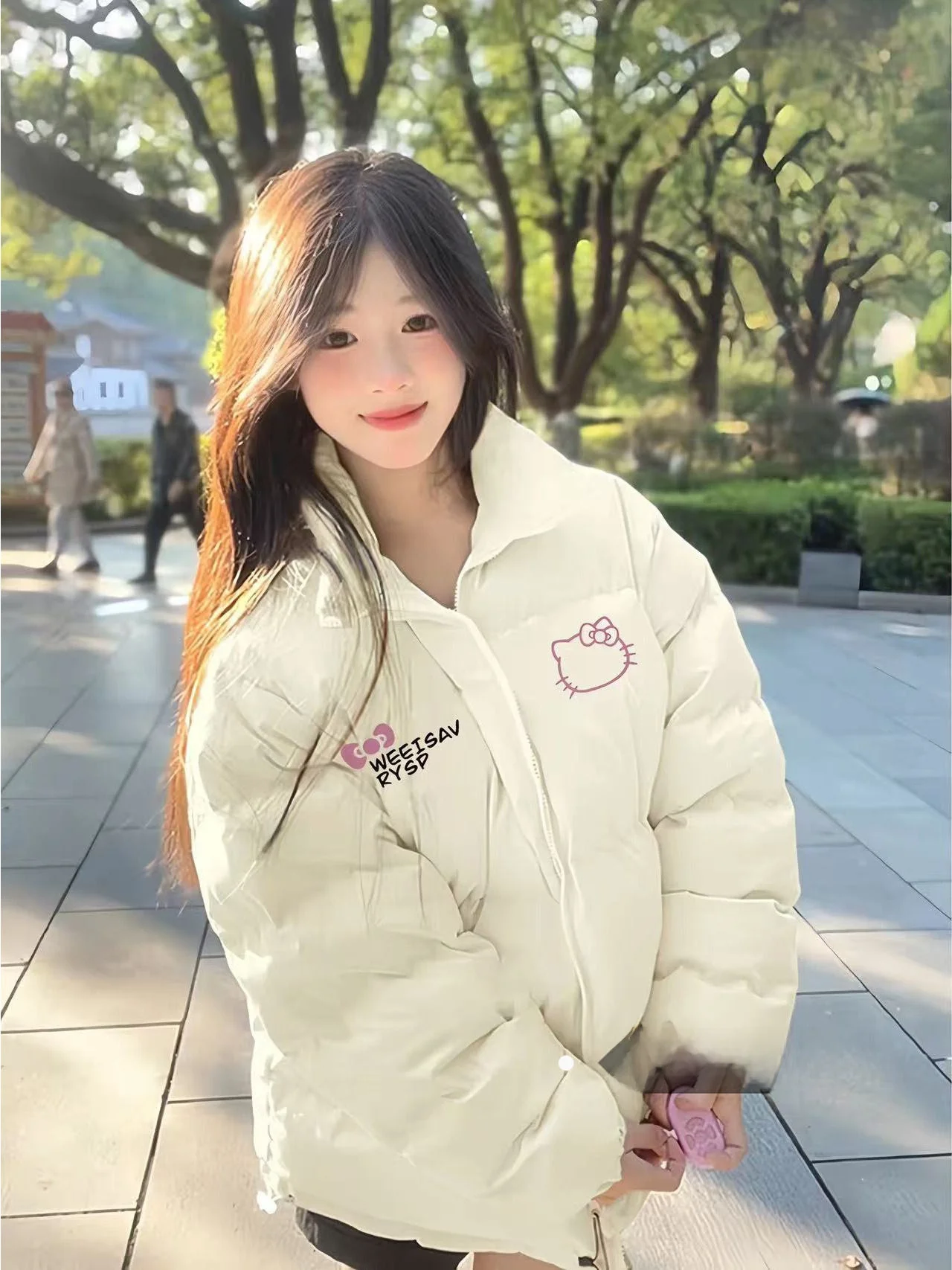 

Kit Trendy Cotton Jaet Loose High Quali No Cotton Drift Outerwear Bread Sle Cotton Coat Women's Faion Spring 2026