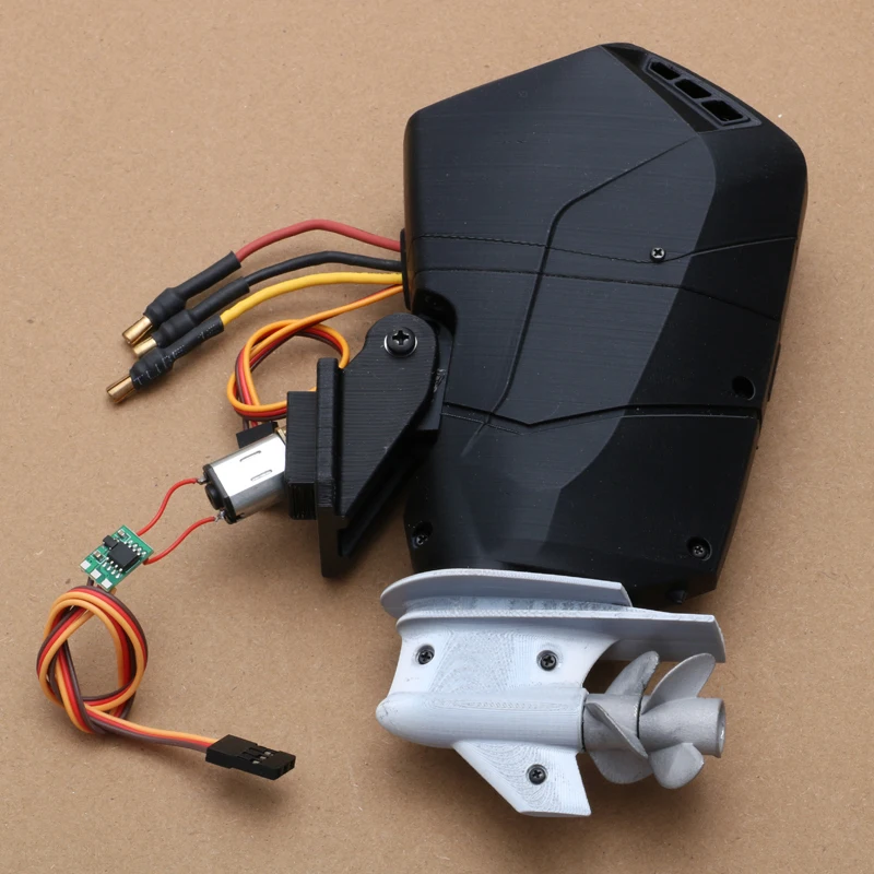 1PCS RC Boat Outboard Motor with Contra-rotating Propellers 2217 Brushless Motors 3S Tail Hanging Engine for DIY Ship Model