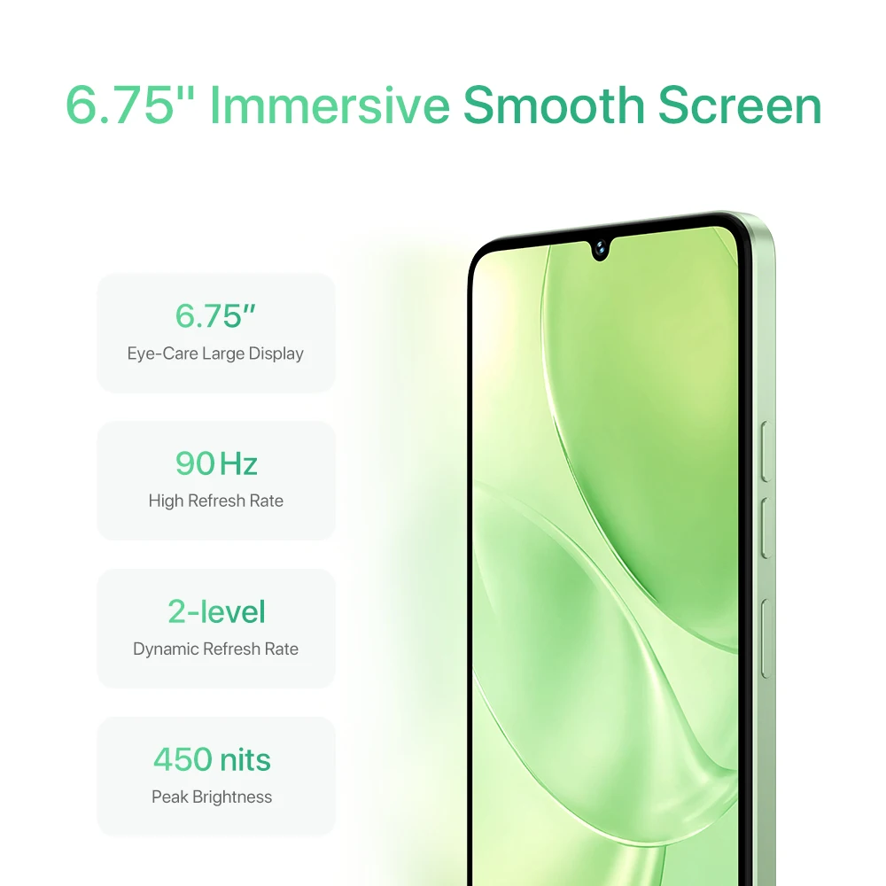 [Weltpremiere] umidigi g9 5g Smartphone Android 14 globale Version 6g 128g unisoc t765 CPU 5000mah 50mp 6.75 "90hz Handy