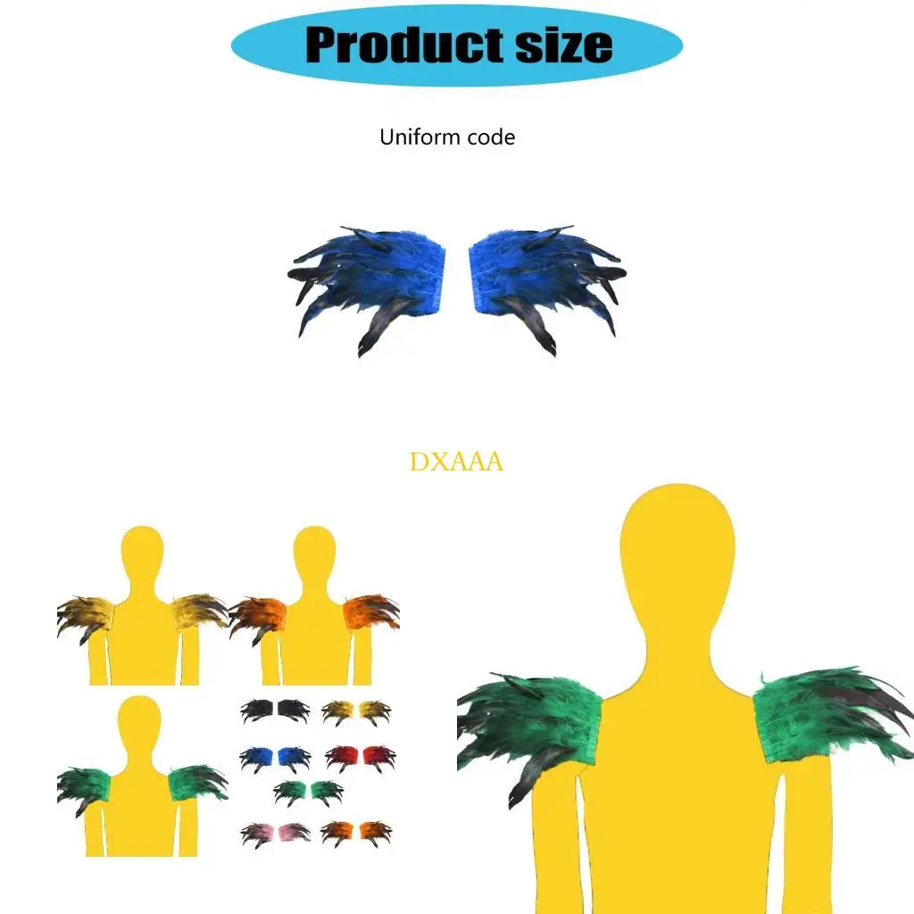DXAA Quick Wear Shoulder Wrap Halloween Cosplay Prop Durable Washable Fabric Design