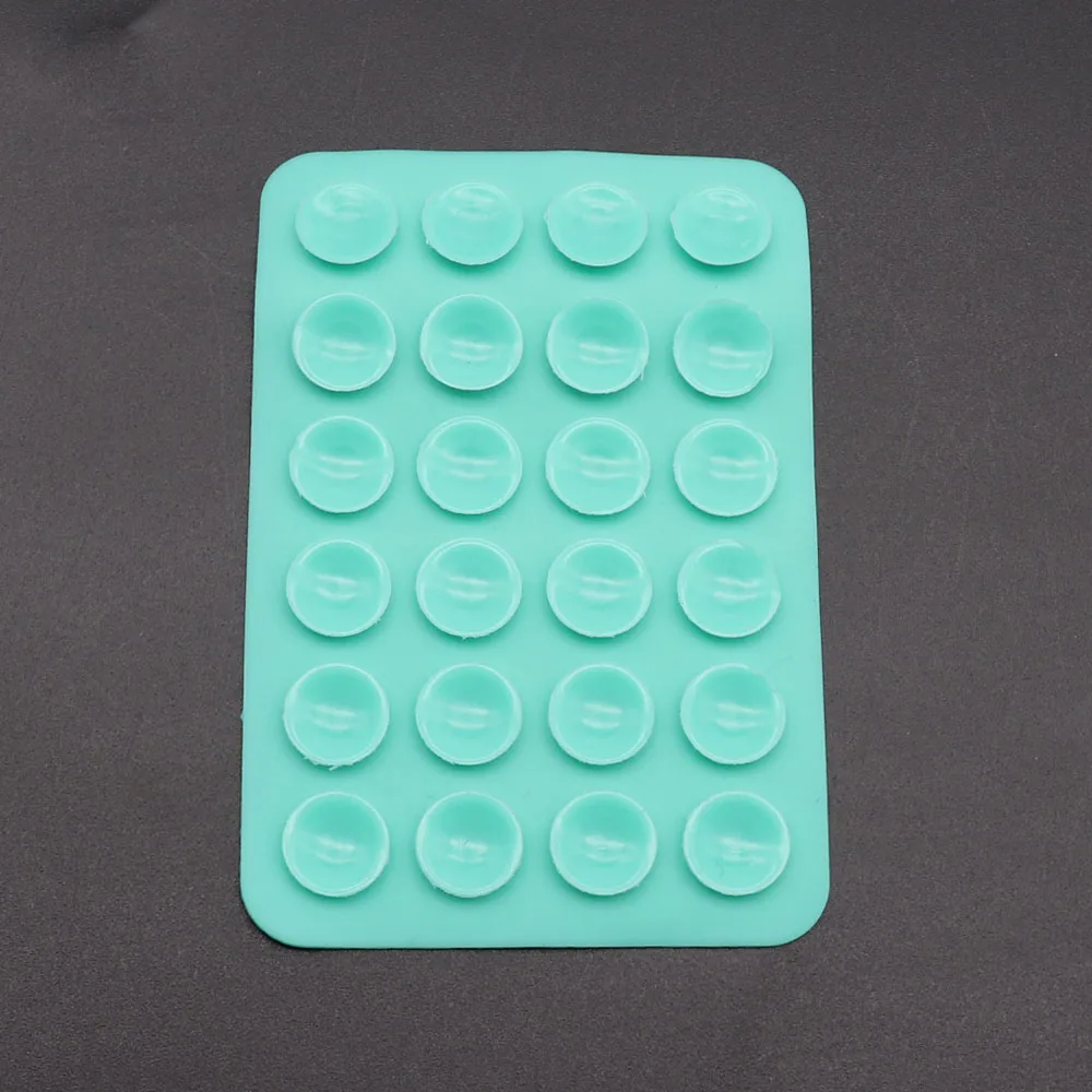 โทรศัพท์มือถือ FIXTURE ดูดถ้วยกาวซิลิโคนยาง Sucker Pad DOUBLE SIDE แผ่นดูดซิลิโคนสําหรับคงที่ Pad