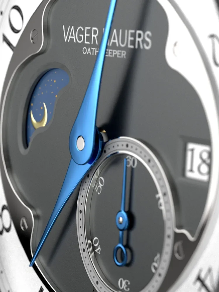 24-hour Shipping Vijay Hauser Product Watch Men's Mechanical Watch Fully Automatic Leather Waterproof Runa FPJ Men's Watch