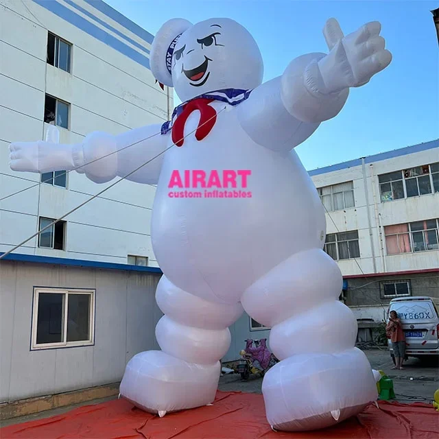 Halloween House Roof Decoration Inflatable Giant Ghost Character