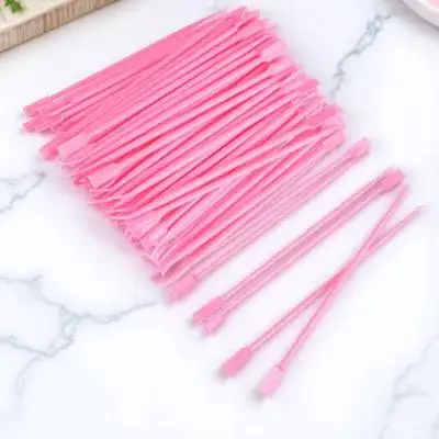 

100pcs Eyelash Lift Tools Pink Hot Perming Sticks Self Extension Kit Lightweight Portable Storage Easy Carry Makeup