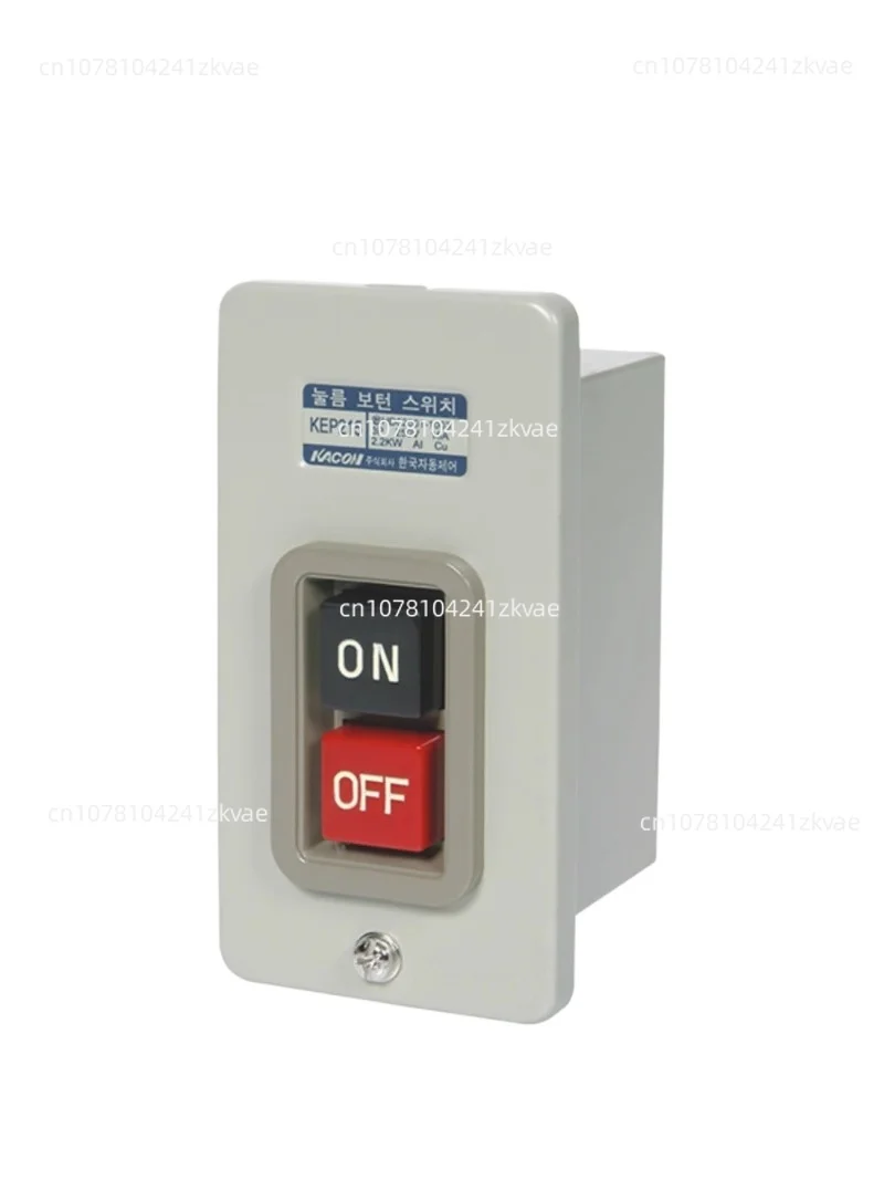 KE-210/KE-215/KE-230/KE-315 power button control three-phase motor start button waterproof stop single-phase button self-locking