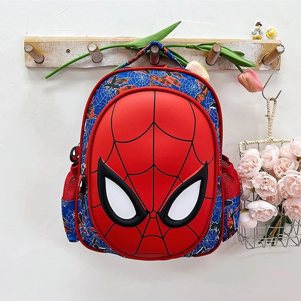 Marvel Cartoon Spider-Man knapsack Children\'s bags Spider Man Boys girls schoolbag Travelling bag Doll Cute Cartoon for Toy Gift