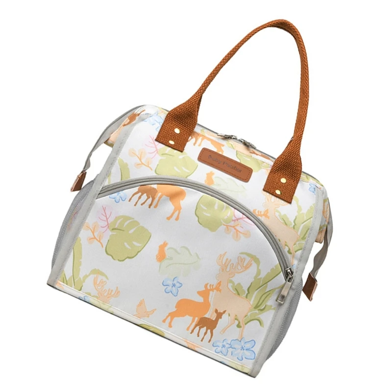 Large Capacity Diaper Bag for mom Giraffe Pattern Watertight  Bag Spacious Mom Storage Bag Multifunction Diaper Storage