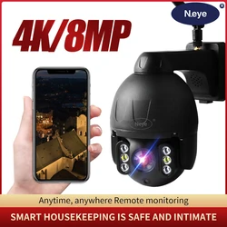 Cámara CCTV 4k de 8mp para exteriores, cámara IP de seguridad con Zoom 5X, con cuerpo de metal a prueba de explosiones, cámara domo de velocidad, WiFi