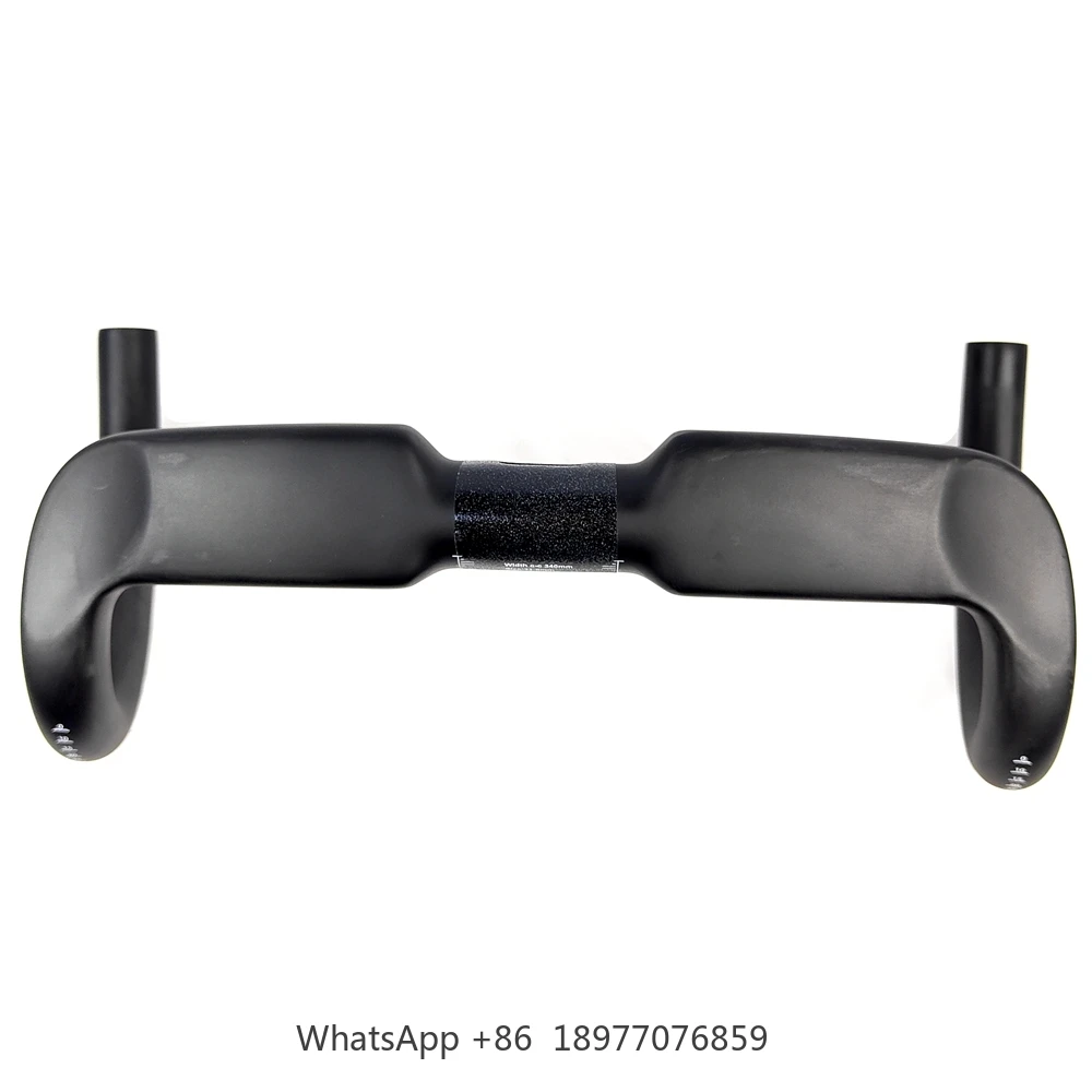 

HB24 New Bicycle Handlebar Lightweight Full Carbon Fiber Custom Road Bicycle 340mm Carbon Road Handlebar Road Bike