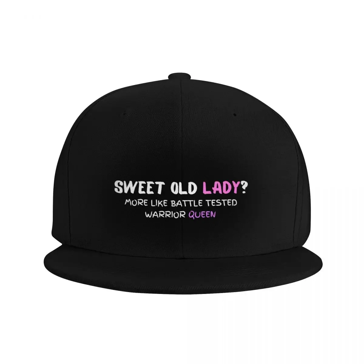 Sweet Old Lady More Like Battle Tested Warrior Queen Baseball Cap Beach Bag fashionable Men Luxury Brand Women's