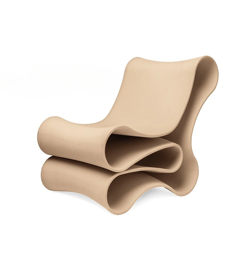 

2Noodle chair, fiberglass simple and luxurious single person leisure art design chair, sample room, bar seat