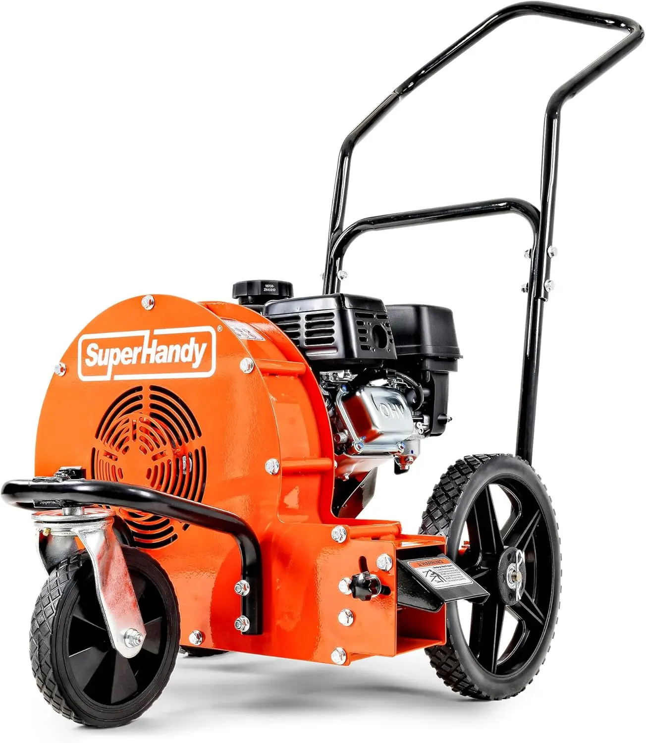 SuperHandy Walk Behind Leaf Blower Wheeled Manual-Propelled 7HP 209cc 4 Stroke Wind Force of 150 MPH / 1270 CFM At 3600RPM