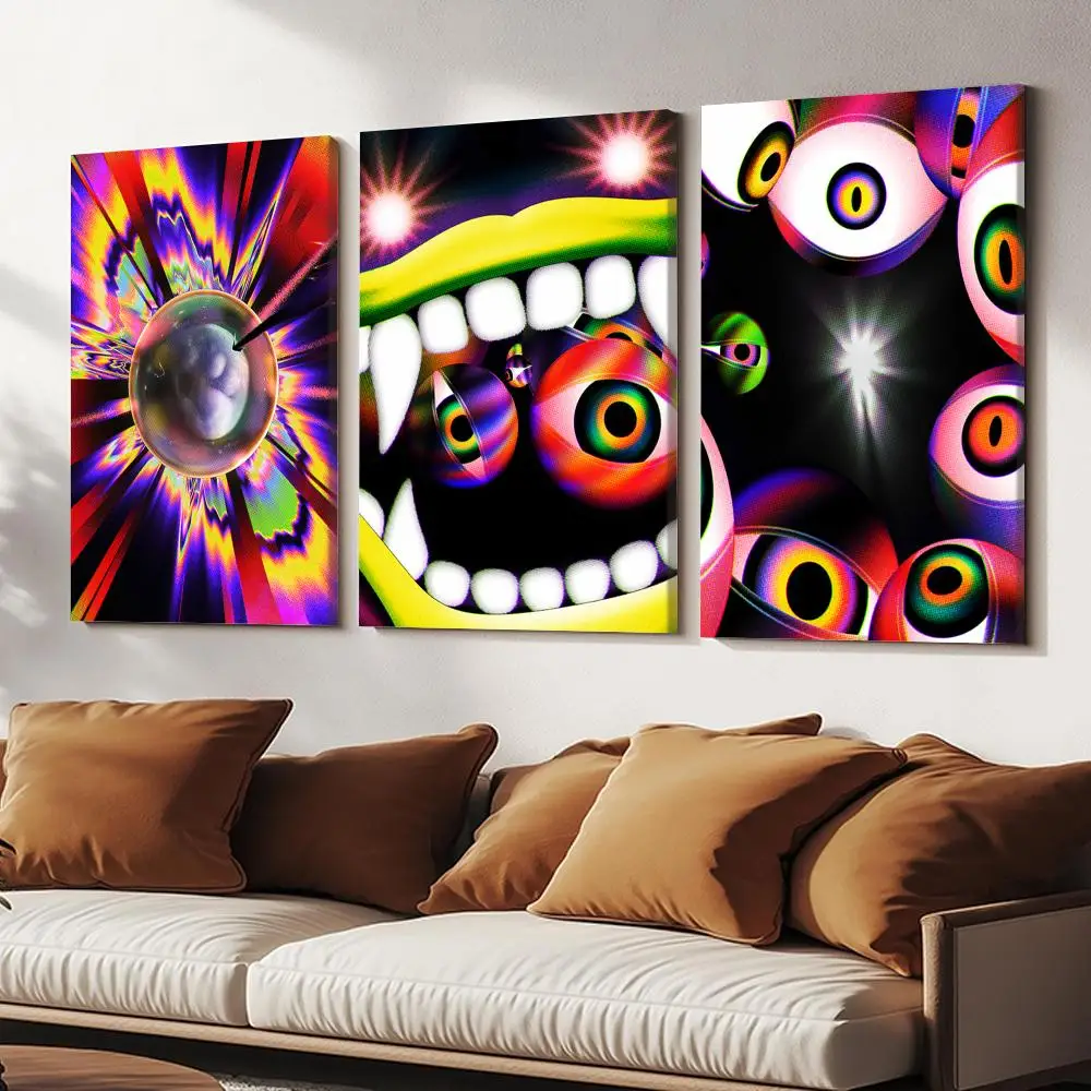 Artist O-Oelhan Framed Wall Painting HD Canvas Wall Art | Optional Framed/Unframed | Modern Entryway Home Decor