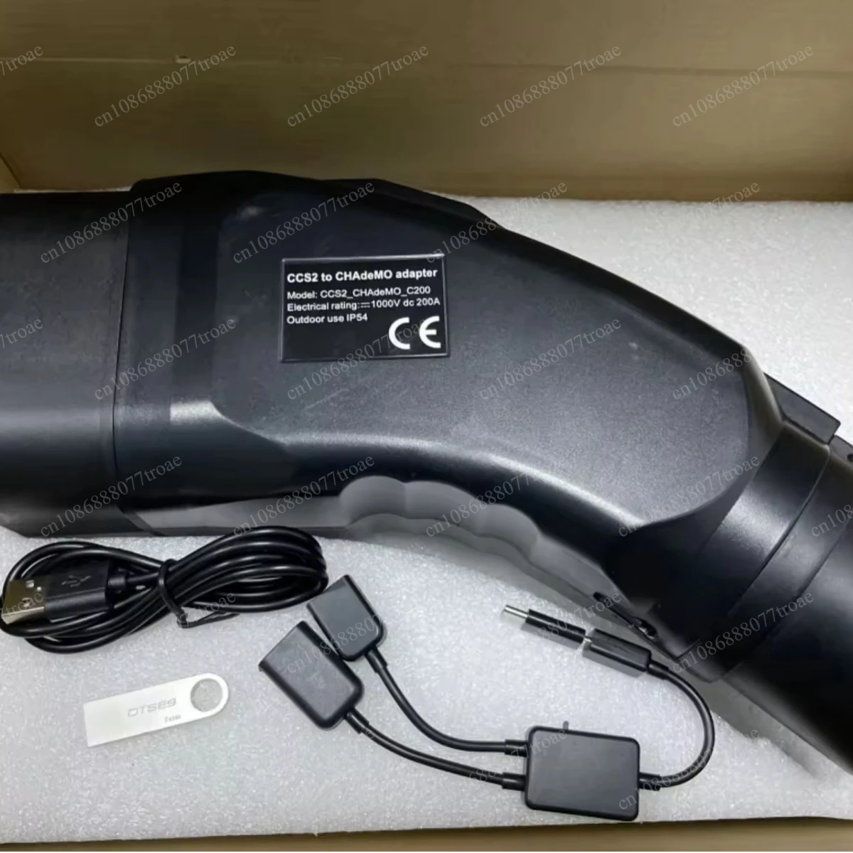 CCS2 To CHAdeMO European Standard To Japanese Standard CCS2 CHAdeMO New Energy Vehicle Adapter