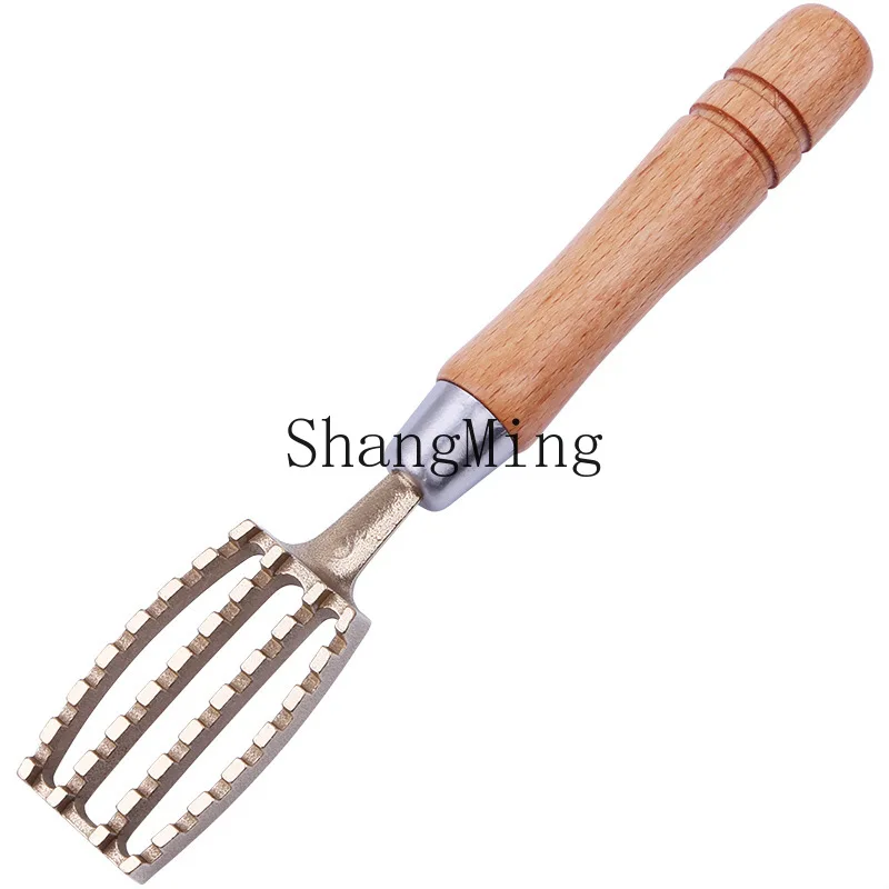 

PYH fish scale planer scale scraper remove fish scale solid wood brass scraper commercial household