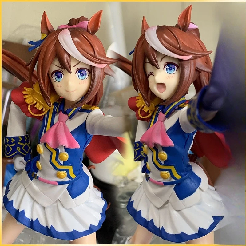 

23cm Horse Racing Girl Handmade Donghai Emperor 1/7 Model Donghai Emperor Desktop Case Ornament Boy Toy Birthday Gift Gifts Toy