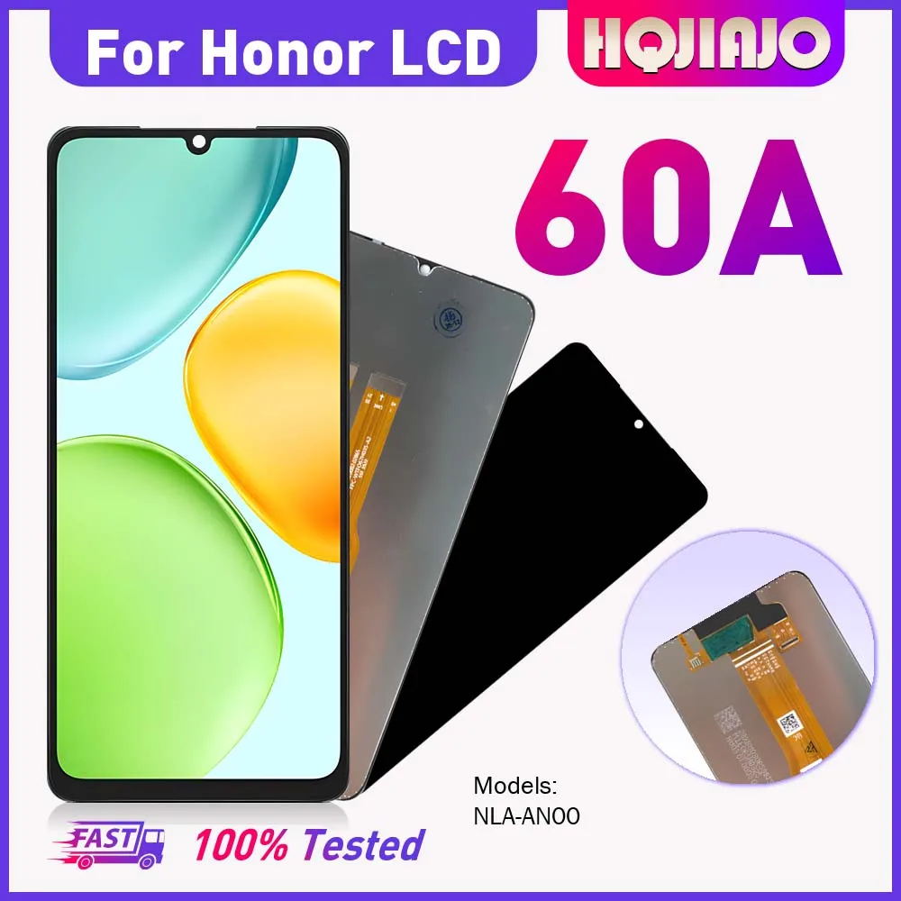 6,75-дюймовый ЖК-дисплей с сенсорным экраном и дигитайзером для Honor Play 60A 5G NLA-AN00, качественная запасная часть для ремонта мобильного телефона 60a
