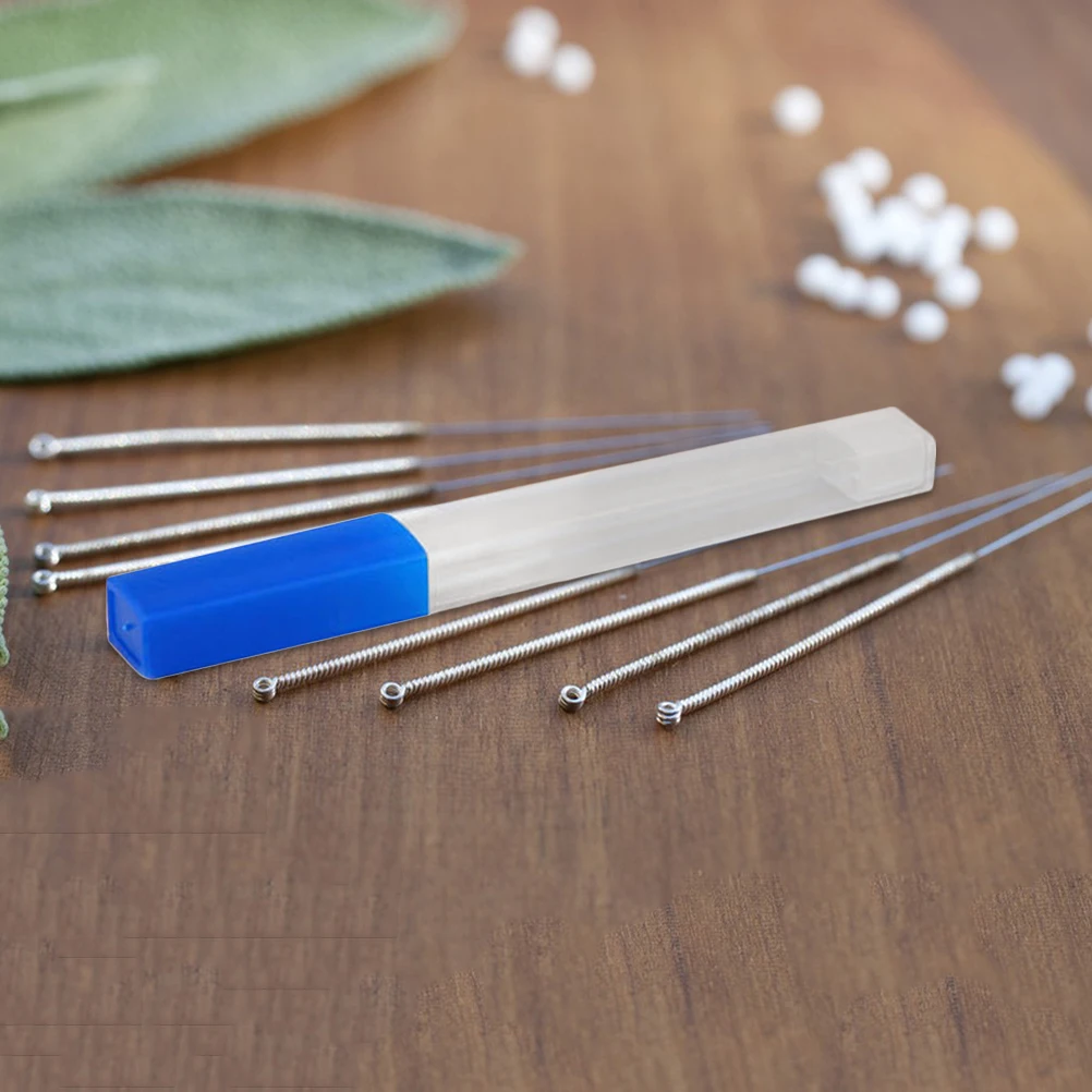 

Clear Plastic Tube Container Cap Protective Carrier Thermometer Acupuncture Storage Safe Multifunctional Small Portable