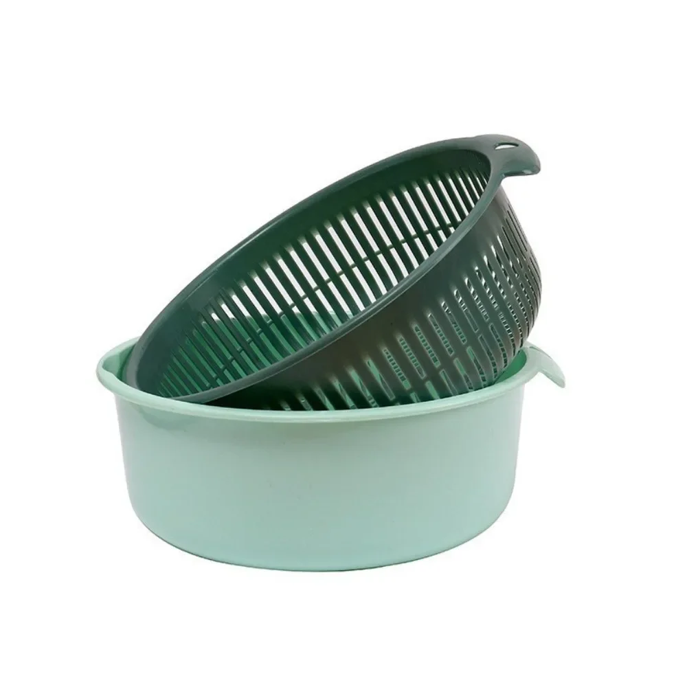 

2in1 Kitchen Drain Basket Fresh Vegetable Multifunctional Wash & Drainer Basket Containers Storage Basket 물바구니