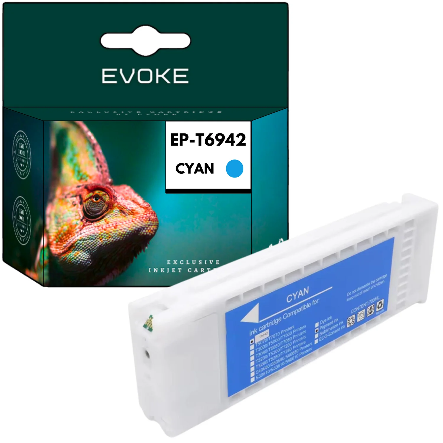 Printer Inkt Voor Epson T6942 Blauw (Cyaan) | 700 Ml | C13t694200