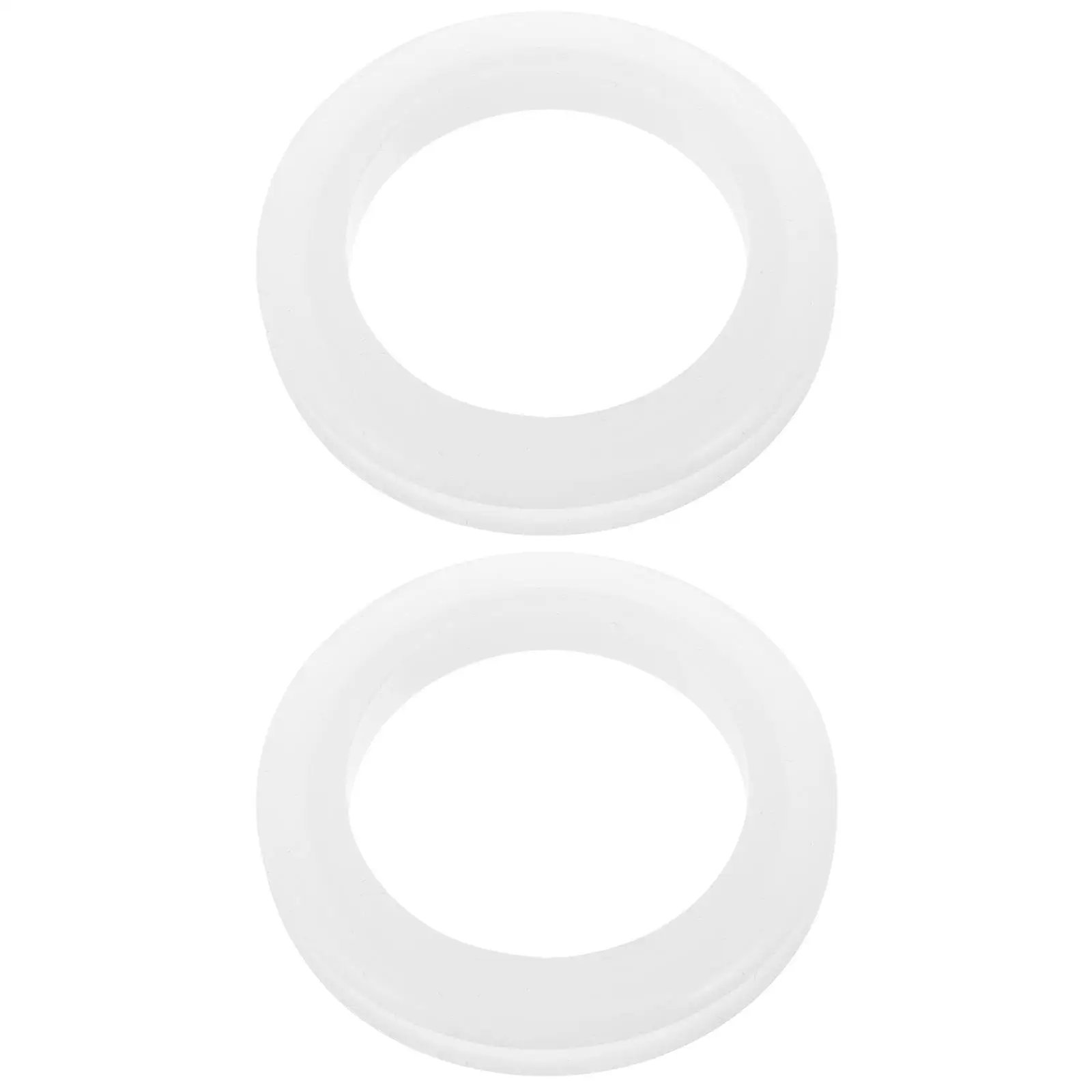 2Pcs Transparent Silicone Umbrella Hole Ring Set For Table Garden Outdoor Sunshade Protector Rings Umbrella Fixing Tool Durable