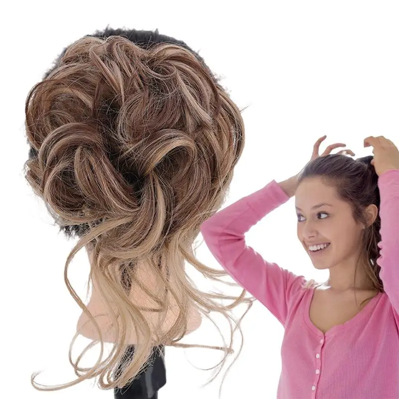 Women Messy Hair Bun Piece Messy Bun Hair Extensions Hair Pieces for Women Hair Accessories for Women with Bun Hair Pieces Hair