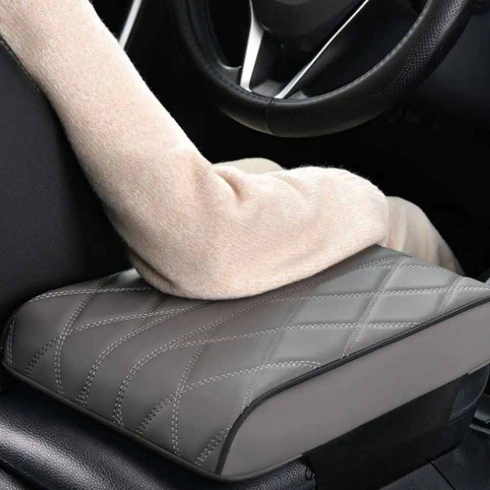 

Car Accessory Waterproof Car Armrest Cover Universal Fit Waterproof Car Armrest Box Cushion Memory Foam Non-deformation for Easy