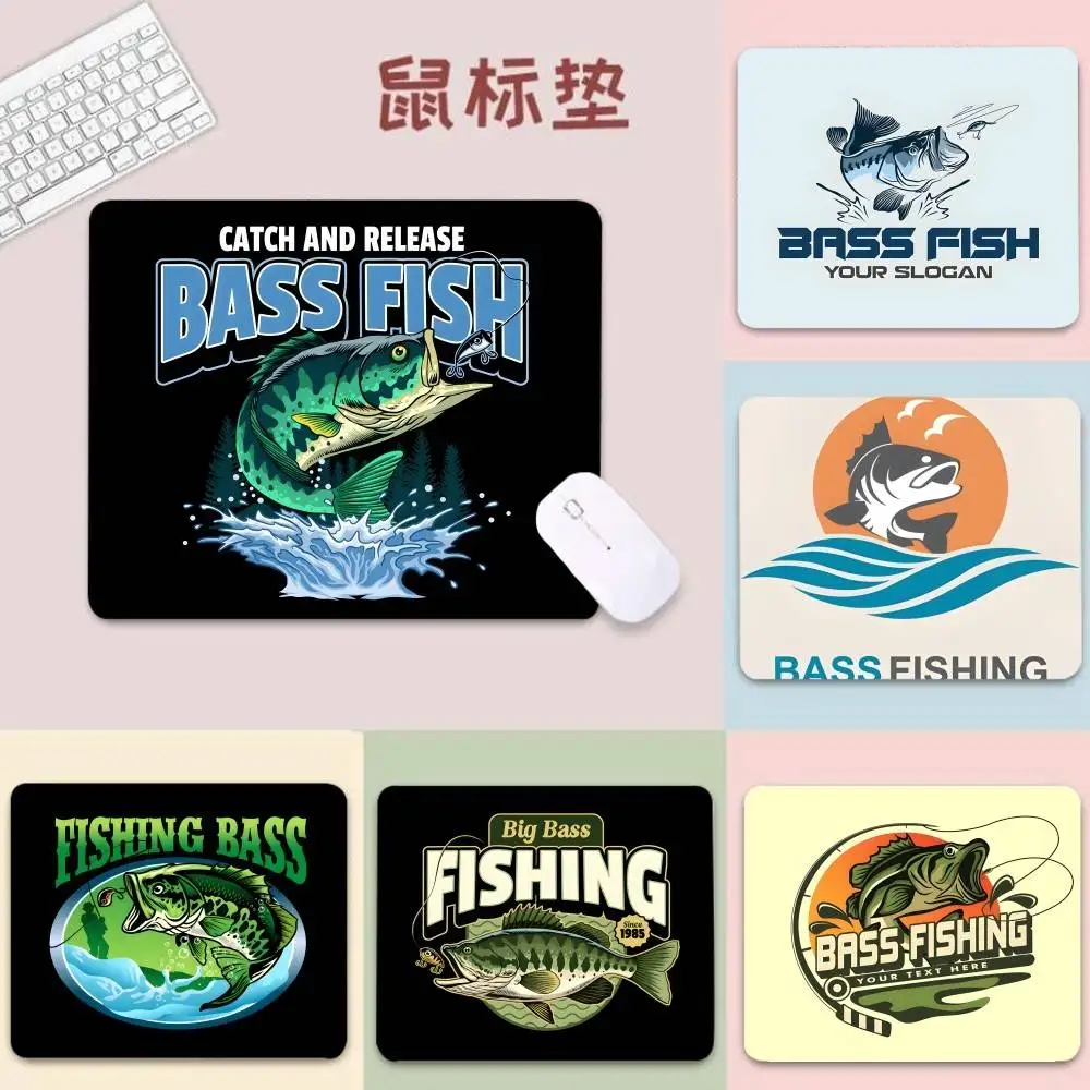 

Fishing Bass Custom Skin Thickened Mouse Pad Gaming Keyboard Table Mat Office Supplies Room Decor For PC Mouse Carpet
