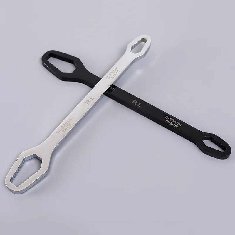 

8-22mm Universal Torx Wrench Self-tightening Adjustable Glasses Wrench Board Double-head Torx Spanner Hand Tools for Factory