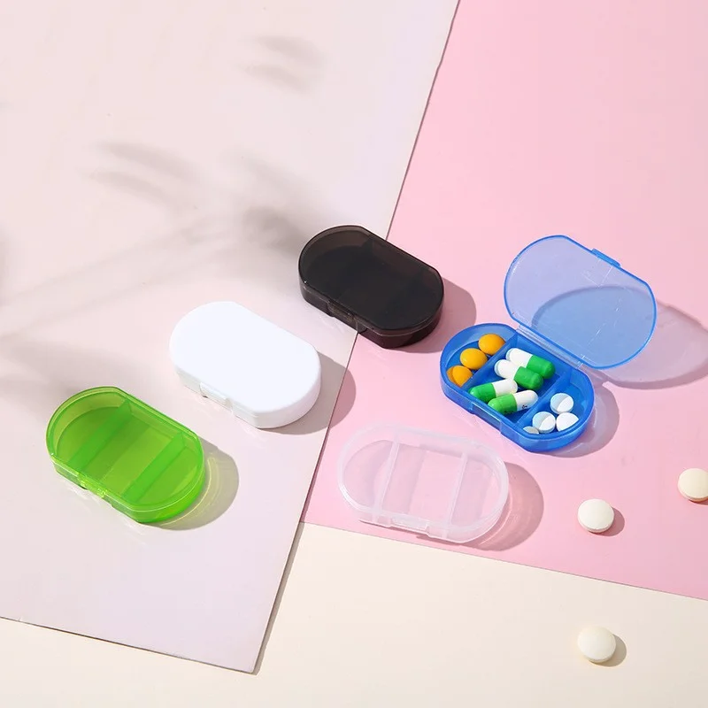 3 Grids Weekly Pill Box Medicine Organizer Tablet Storage Box Travel Pill Case Drug Dispenser Container Health Care Portable
