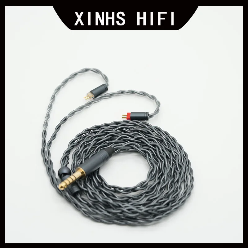 

XINHS HIFI 4-Core In-Ear Monitor Upgrade Cable With 4.4mm, 3.5mm, 0.78mm, and 2-Pin MMCX Connectors, For NX8 Himalaya Cantor