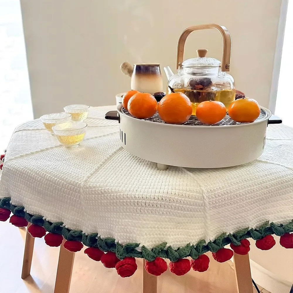 Beginner Crochet Kit – DIY Floral Blanket with Hook, Pattern & Step-by-Step Video Tutorial, Easy Craft Gift for Women, Christma