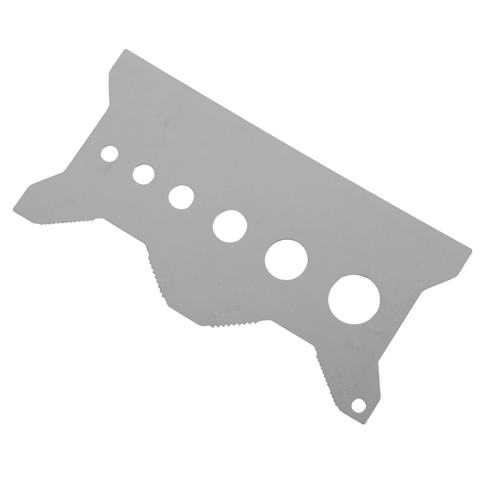 5PCS 1-100mm Stainless Steel Double-Sided Bolt Gauge Card Thread-Checker Flat Measuring Caliper Thread For Electronics Crafts