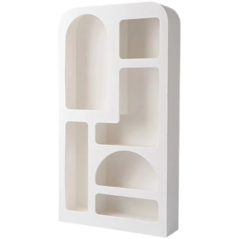 

French Cream Wind Cave Cabinet, Home Ornament Storage , Decoration