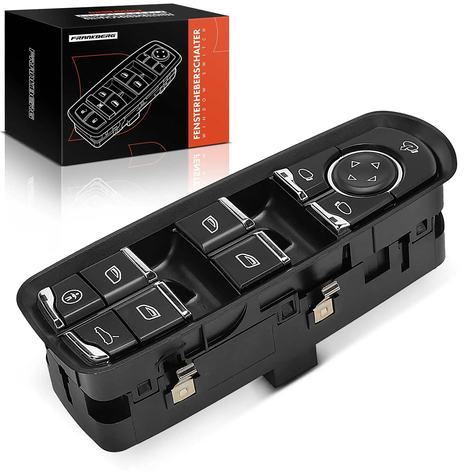 Frankberg 1x Driver schakelaar Raammechanisme voor Porsche Cayenne 92A Macan 95B 7PP959858HDML 7PP959858MDML 7PP959858MDML