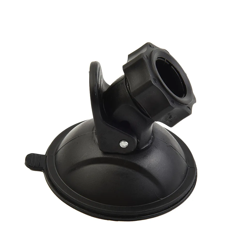 1X Car Mounted Recorder Bracket Dash Cam Holder Camera Stand Suction Cup 4mm+6mm Plastic Black Holders GPS Accessories