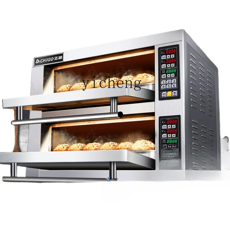 XL Oven Commercial One-Layer Two-Plate Large Baking Oven Gas Electric Oven