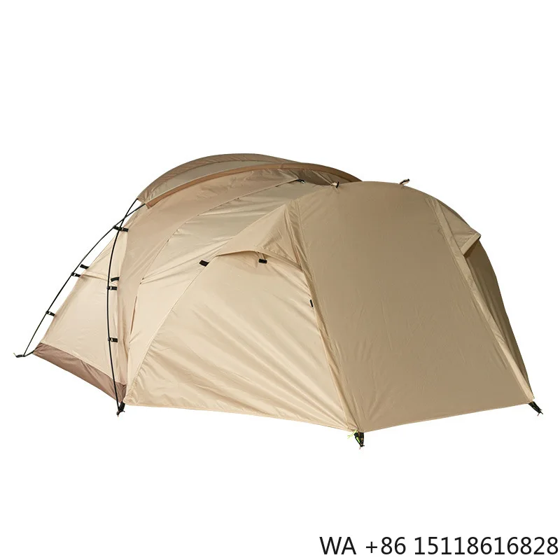 Custom Outdoor WaterProof Ultralight Trip Portable 3-4 Person Outdoor Travel Shade From the Sun and Rain Tactical Tent