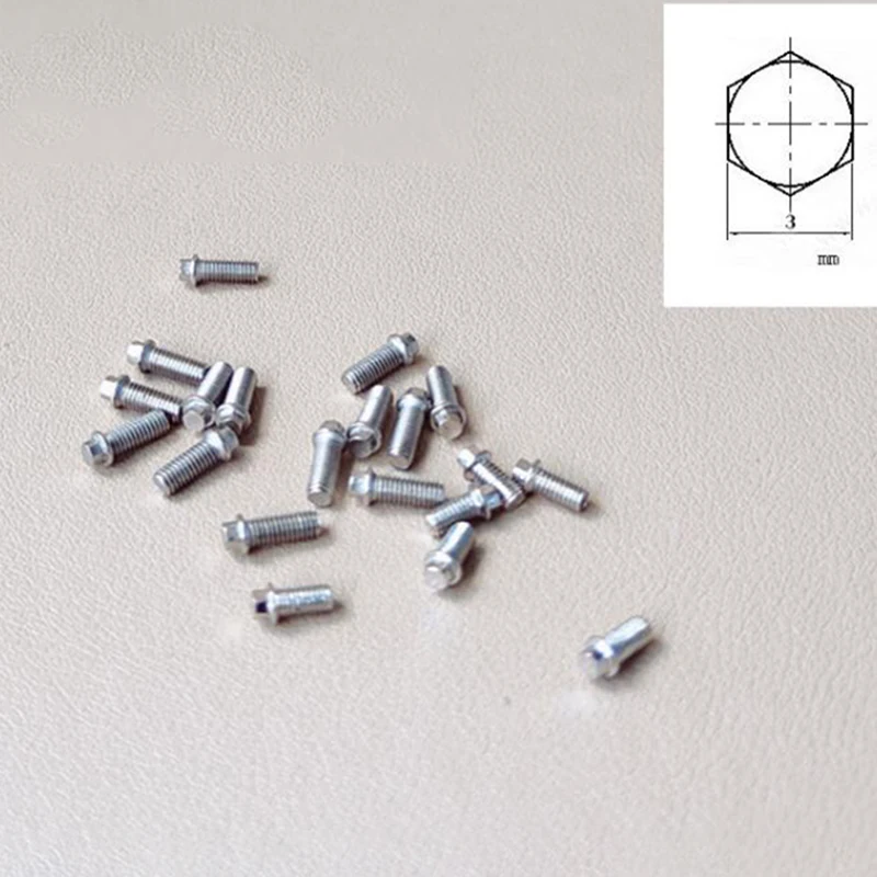 Metal Simulation M3 External Hexagonal Bolt for 1/14 Tamiya RC Truck SCANIA 770S R620 VOLVO BENZ Arocs MAN TGX Car Accessories