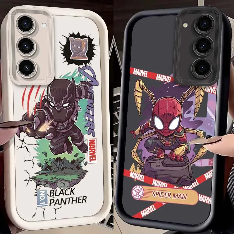 

Marvel Spiderman Avengers Cool For Samsung Galaxy S25 S24 S23 S22 S21 S20 20 A16 A55 Ultra Plus FE 5G Eye Ladder Phone Case