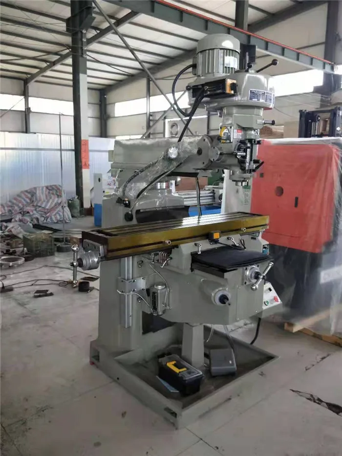 Taiwan variable speed milling head knee type milling machine 5H vertical turret milling machine for metal