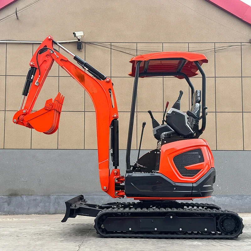 

Free Shipping 1 ton 2 ton Mini Excavator EPA Engine Crawler Micro Digger Hydraulic Farm Small Excavator For Sale