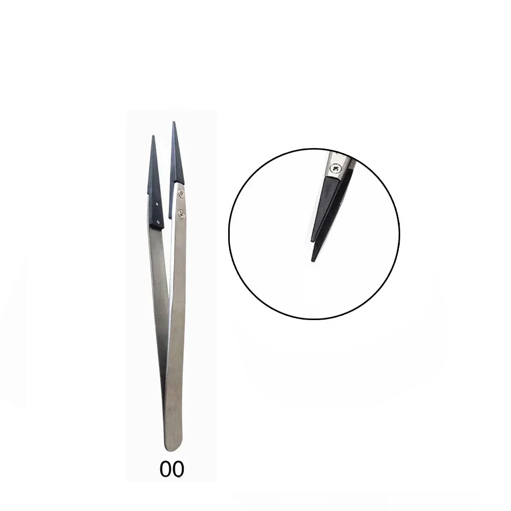 Repair Tools Tweezers Multifunction With Replaceable Tips 1pc Black And Silver Comfortable Hand Feeling Practical