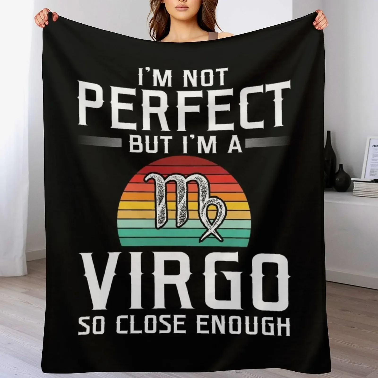 

August 23 September 22 birthday Astrology Virgo Zodiac sign Throw Blanket Soft Breathable Blanket for Night Sleeping