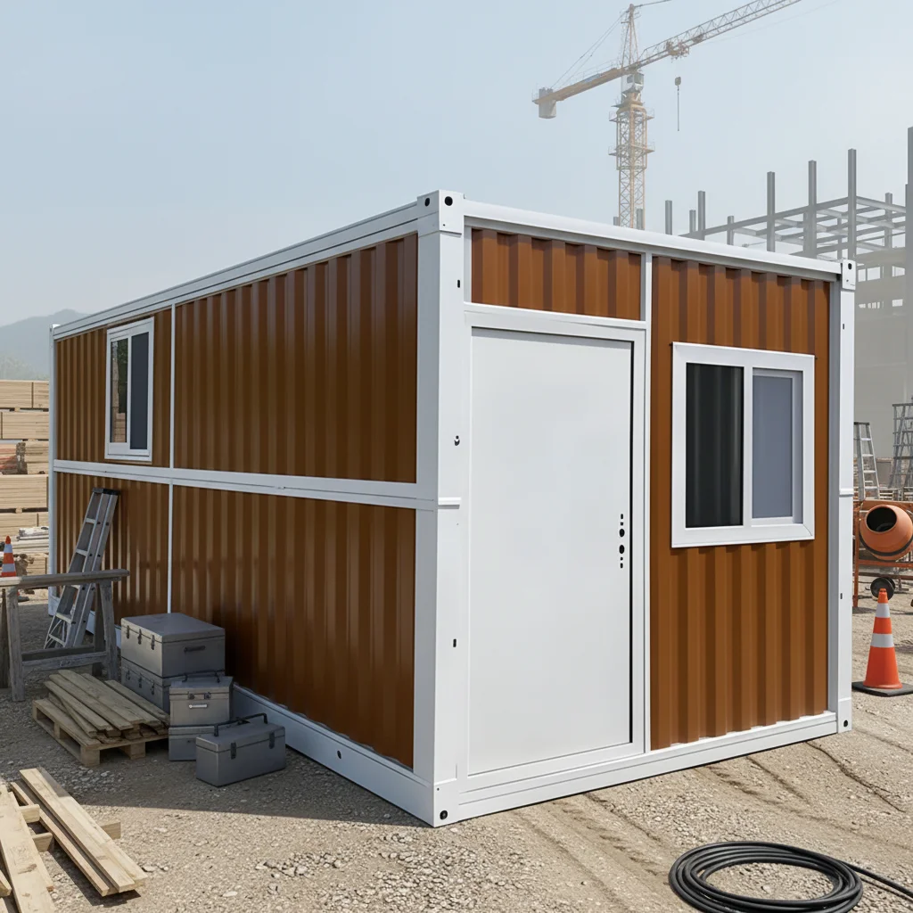 Folding Container Prefab House for Hotel School Workshop-Modern Design Quick Module Installation Breathable Portable Dormitory