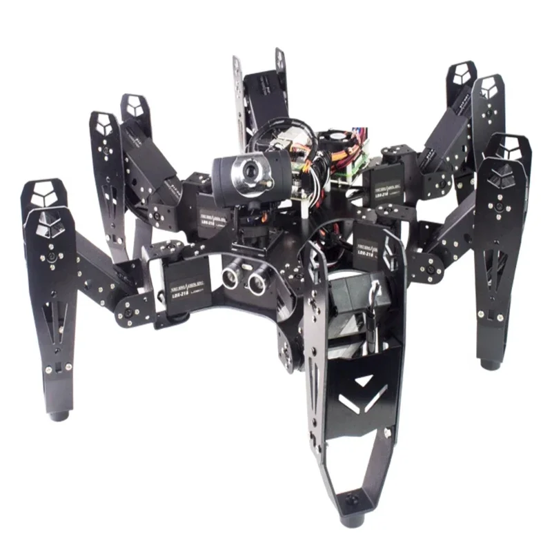 روبوت عنكبوت بستة أرجل يستخدم تعليم Raspberry PI على الروبوتات wifi/RaspberryPi الذكاء الاصطناعي #1